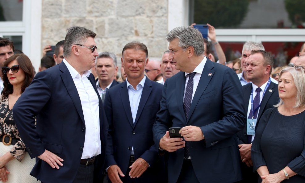 Zoran Milanović, Gordan Jandroković i Andrej Plenković