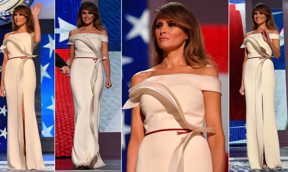 Melania Trump na inauguraciji