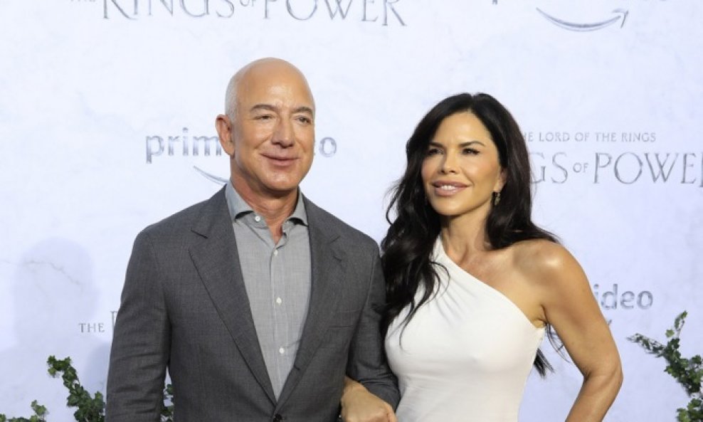 Lauren Sanchez i Jeff Bezos