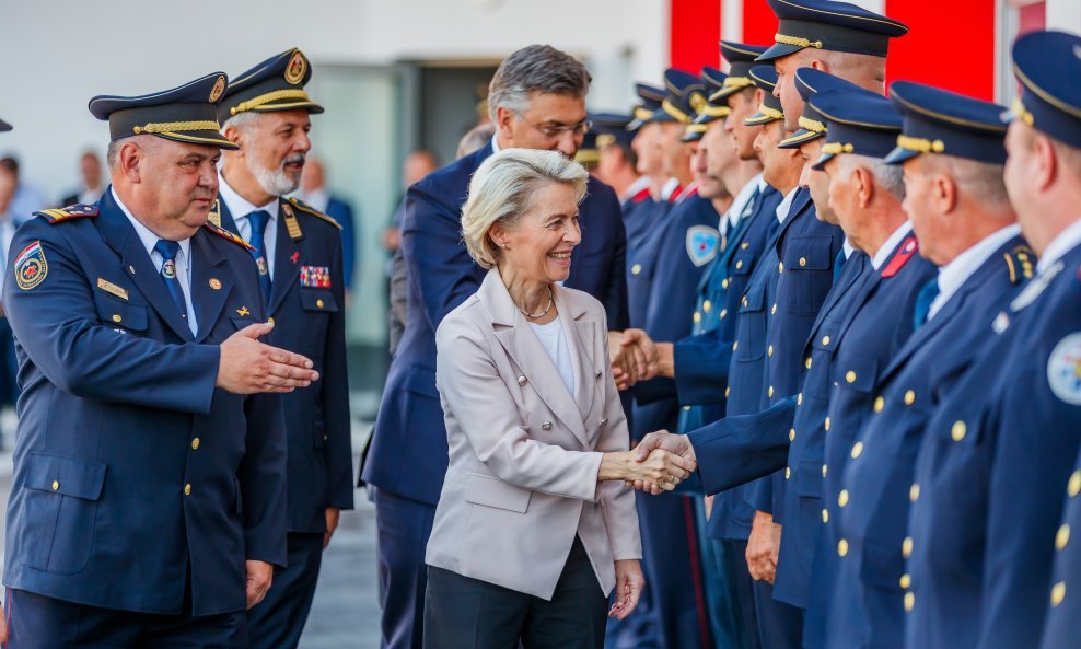 Von der Leyen i Plenković u Vučevici