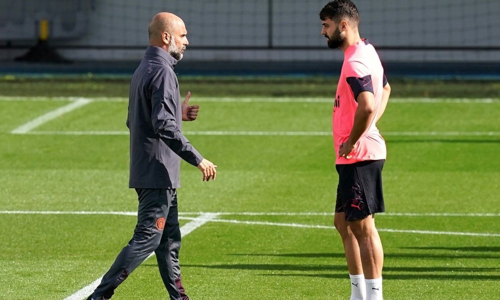 Pep Guardiola i Joško Gvardiol