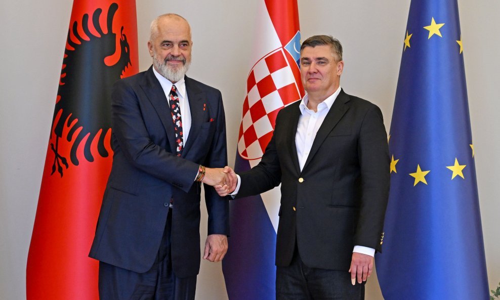 Edi Rama i Zoran Milanović