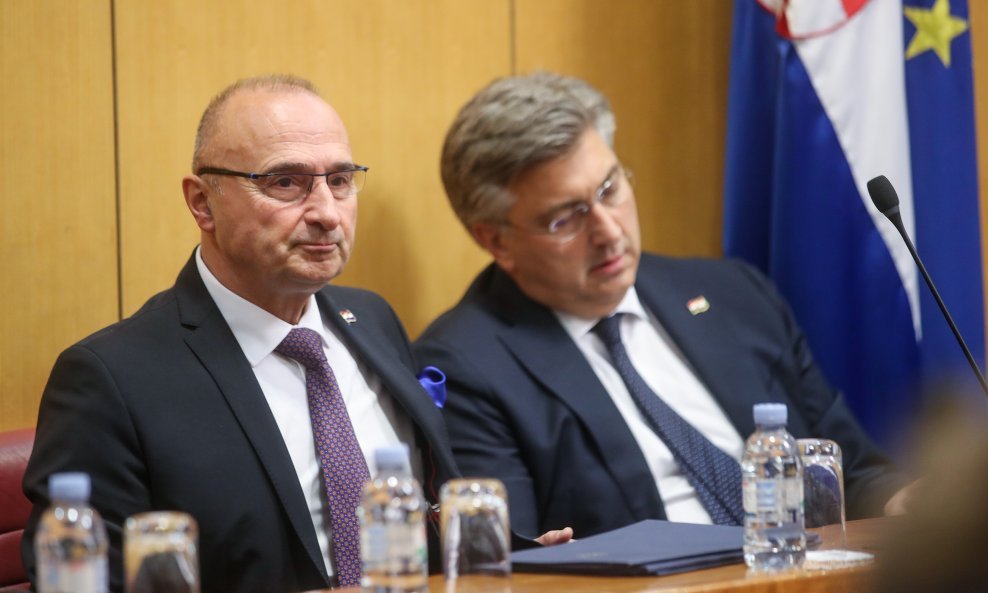 Andrej Plenković u Hrvatskom saboru na raspravi o opozivu ministra Gordana Grlića Radmana