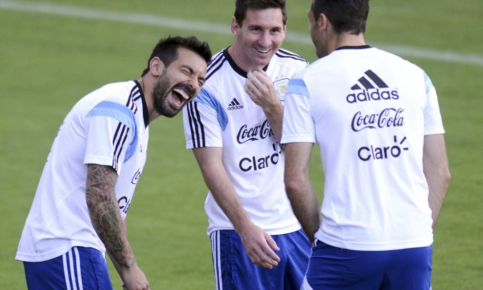 Ezequiel Lavezzi Lionel Messi argentinska nogometna
