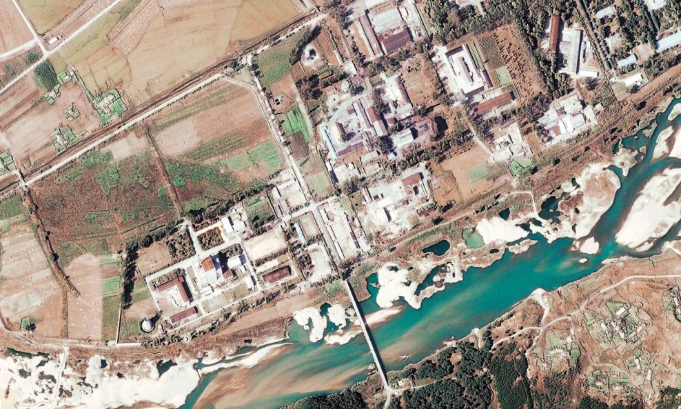Satelitska snimka nuklearke u Yongbyonu