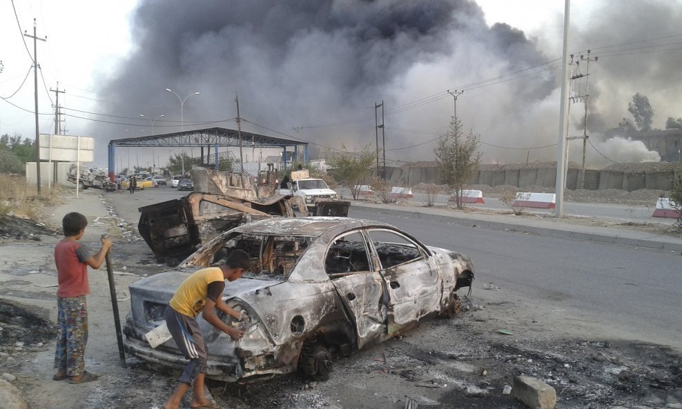 Razoreni irački grad Mosul