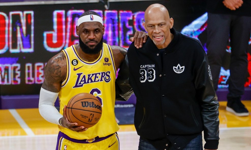 LeBron James i Kareem Abdul-Jabbar