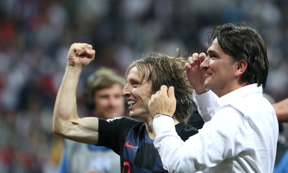 Luka Modrić i Zlatko Dalić