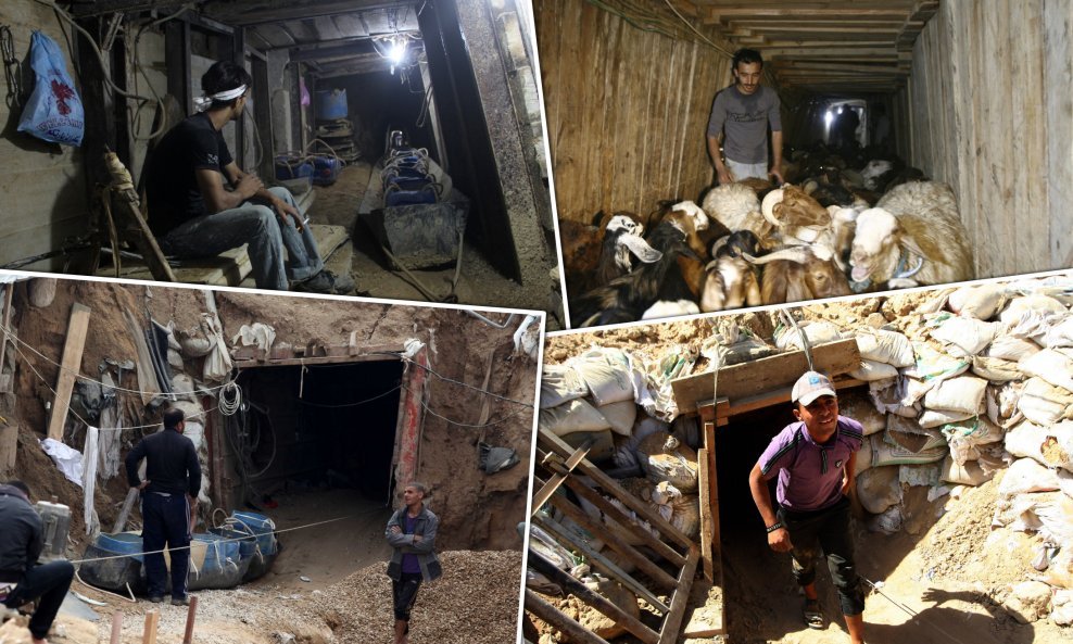 Švercerski tuneli ispod Gaze prema Egiptu