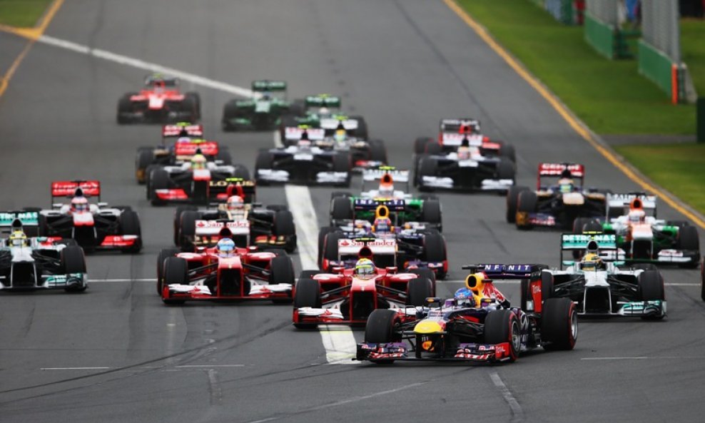 Melbourne Formula 1 start