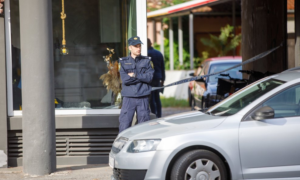 Ubojstvo u dvorištu zgrade u središtu Osijeka