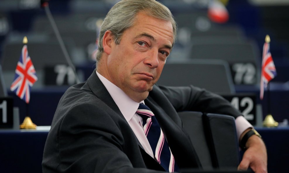 Nigel Farage, United Kingdom Independence Party (UKIP) member and MEP waits for the start of a debate on the last European Summit at the European Parliament in Strasbourg, France, October 26, 2016.   REUTERS/Vincent Kessler