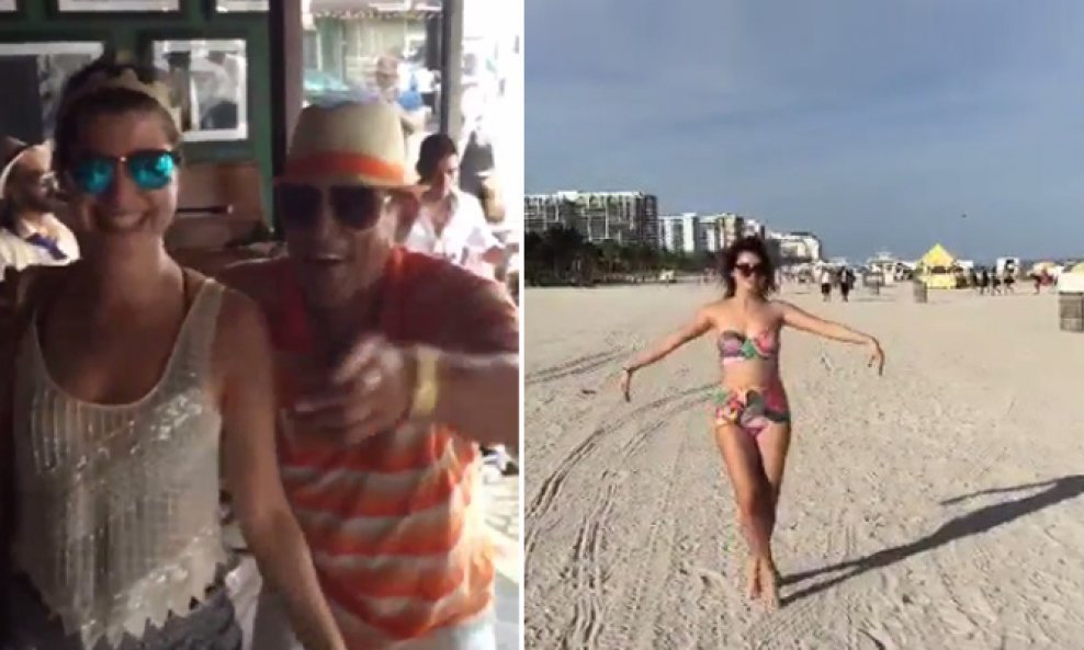 Ecija Ivušić uživa u Miamiju