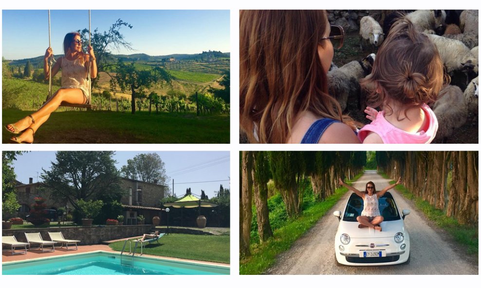 Marijana Batinić na odmoru u Italiji