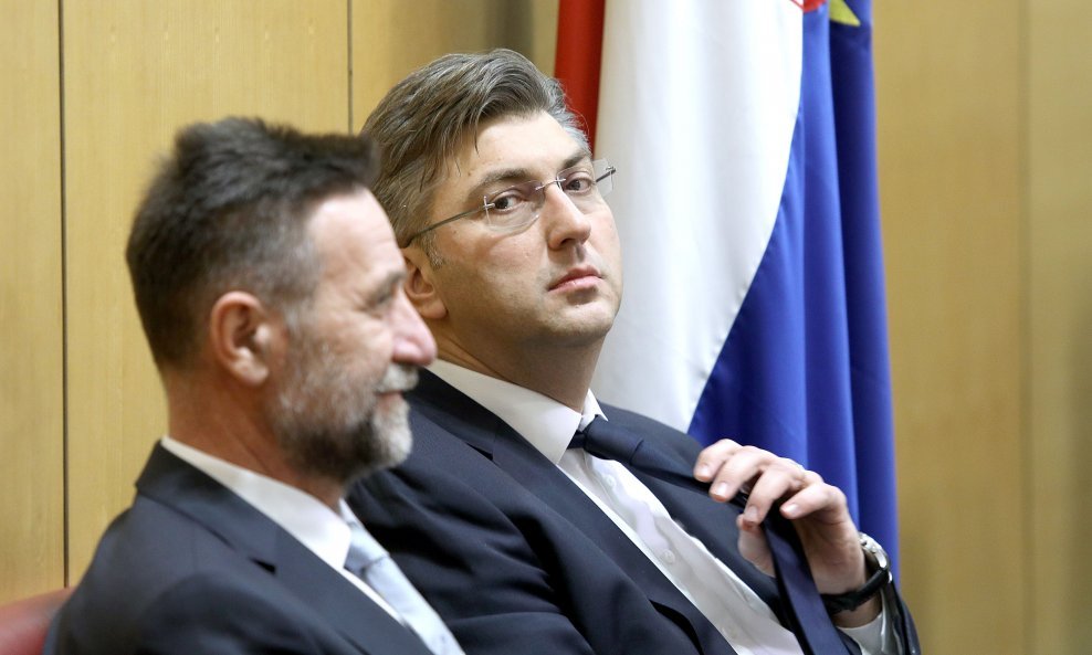 Pavo Barišić i Andrej Plenković