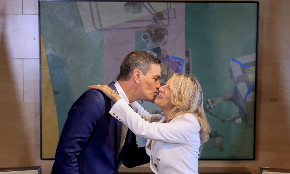 Pedro Sanchez i Yolanda Diaz