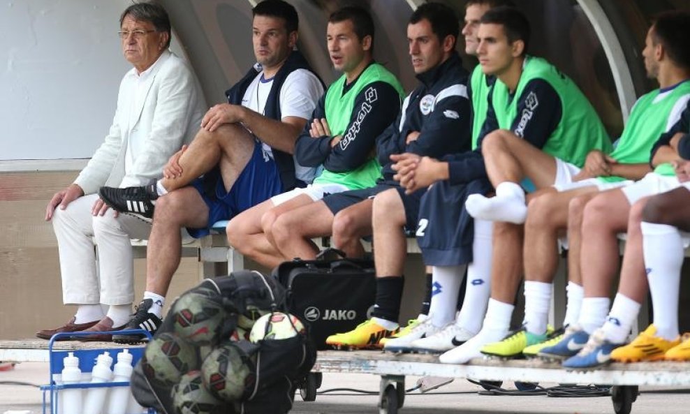 Ćiro Blažević na klupi Zadra