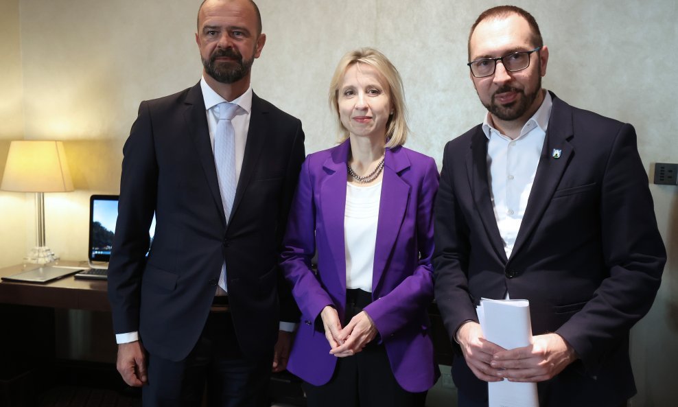 Marko Bogdanović, Teresa Czerwinska i Tomislav Tomašević