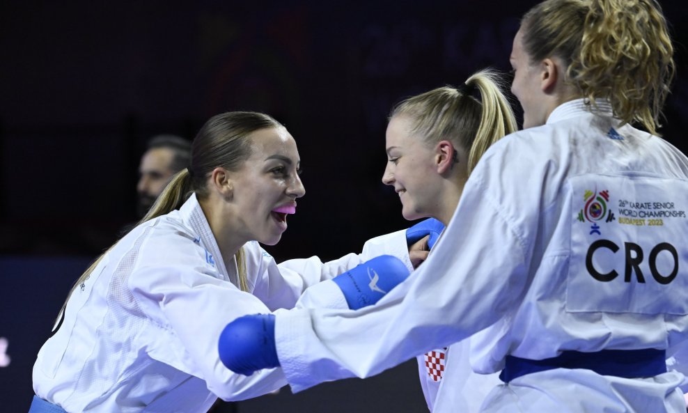 Sadea Bećirović, Lea Vukoja i Lucija Lesjak