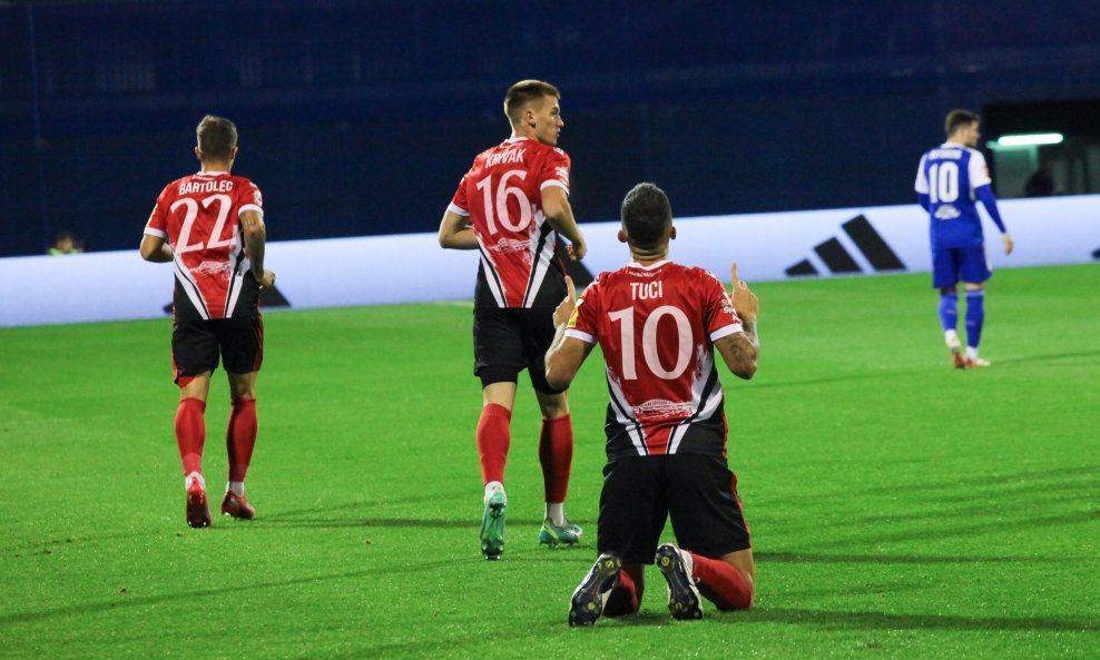 Indrit Tuci slavi gol u Maksimiru