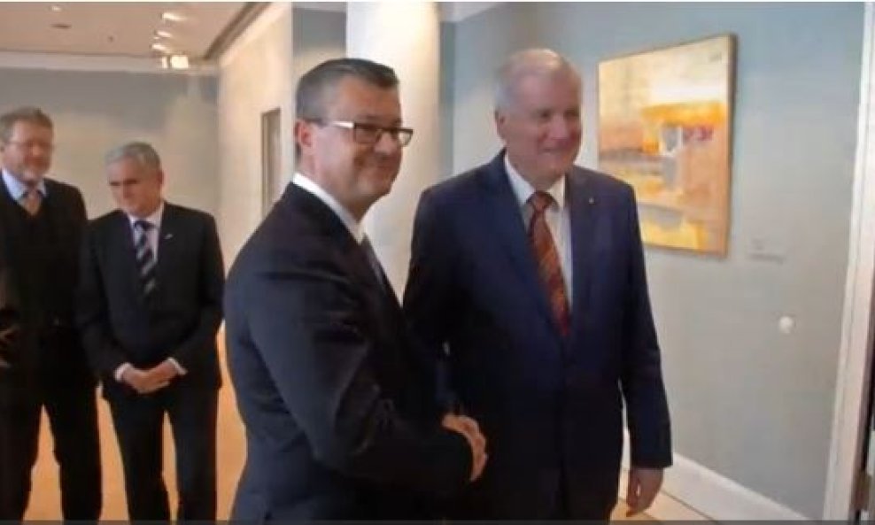 Tihomir Orešković i Horst Seehofer