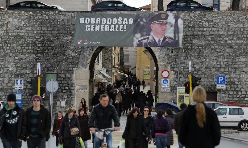 Zadar dobrodošlica generalu Ante Gotovina