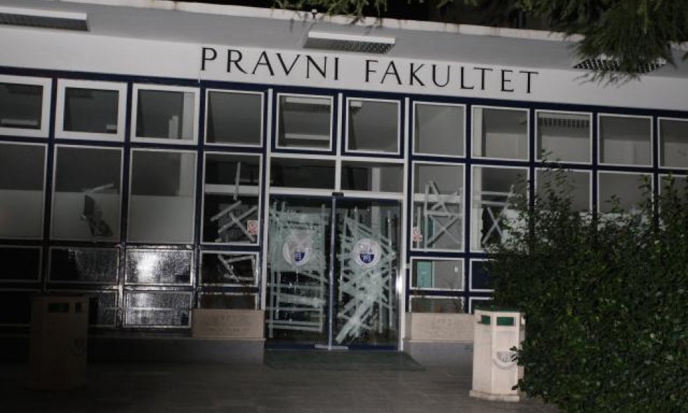 Vandalizam Pravni fakultet Split