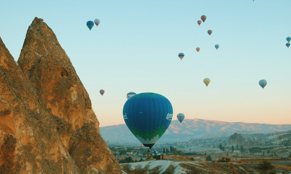 Baloni na vrući zrak u Kapadokiji