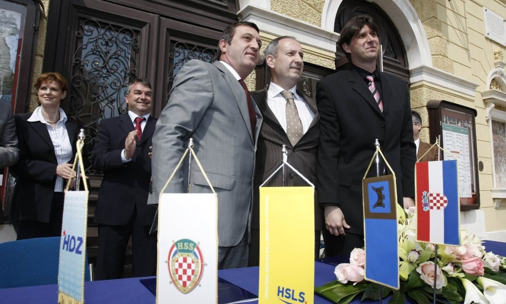 Božanić (HSS), Peronja (HDZ) i Kolovrat (HSLS)