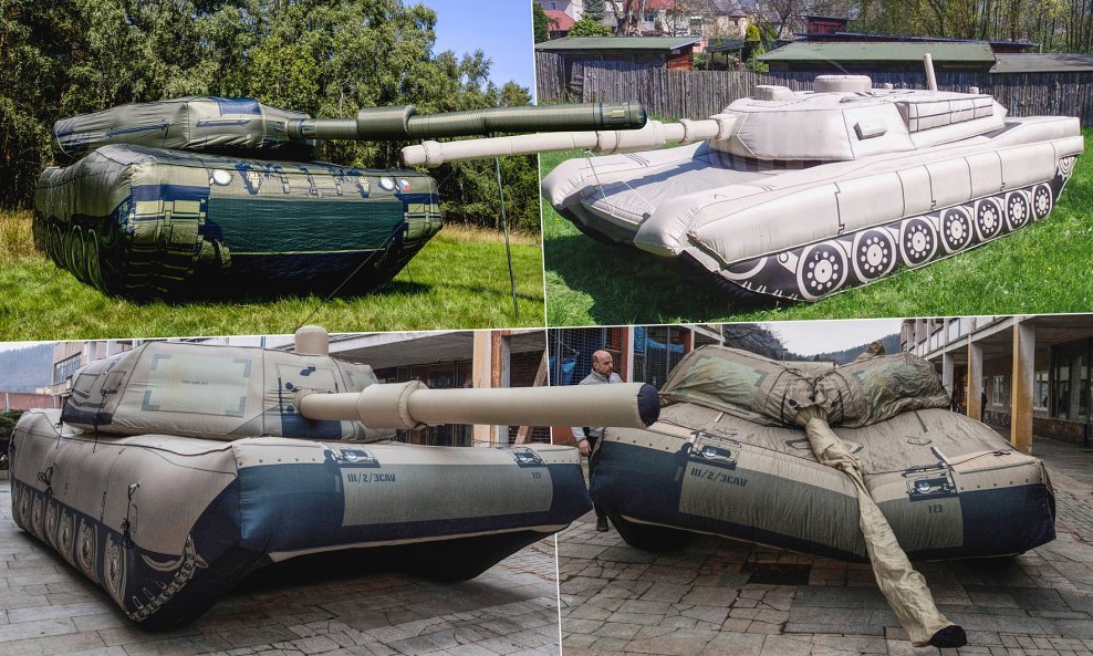 Makete tenkova kakve se koriste u Ukrajini