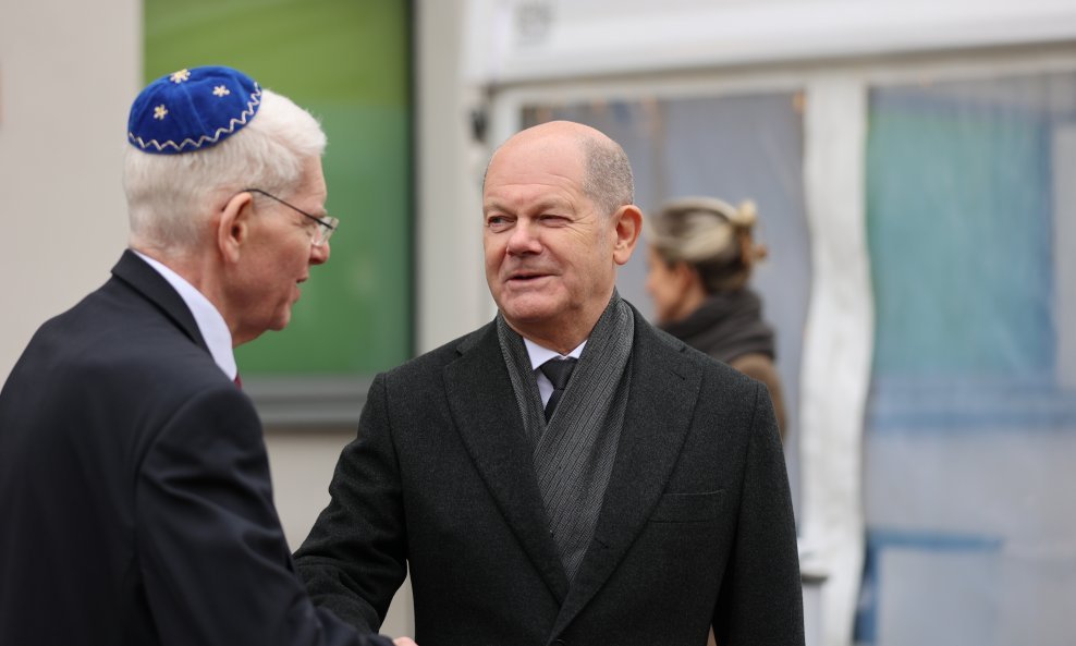 Josef Schuster i Olaf Scholz