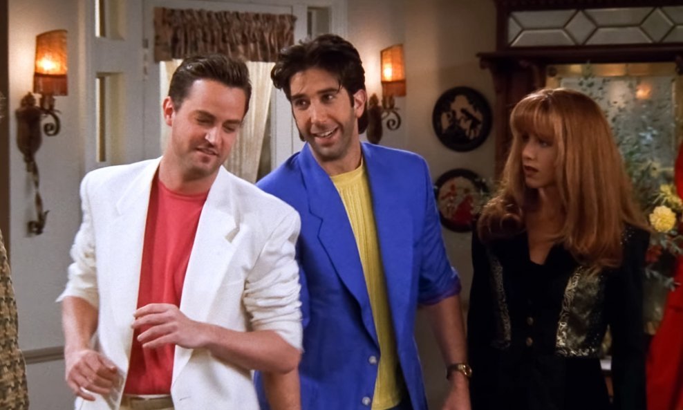 Matthew Perry, David Schwimmer i Jennifer Aniston