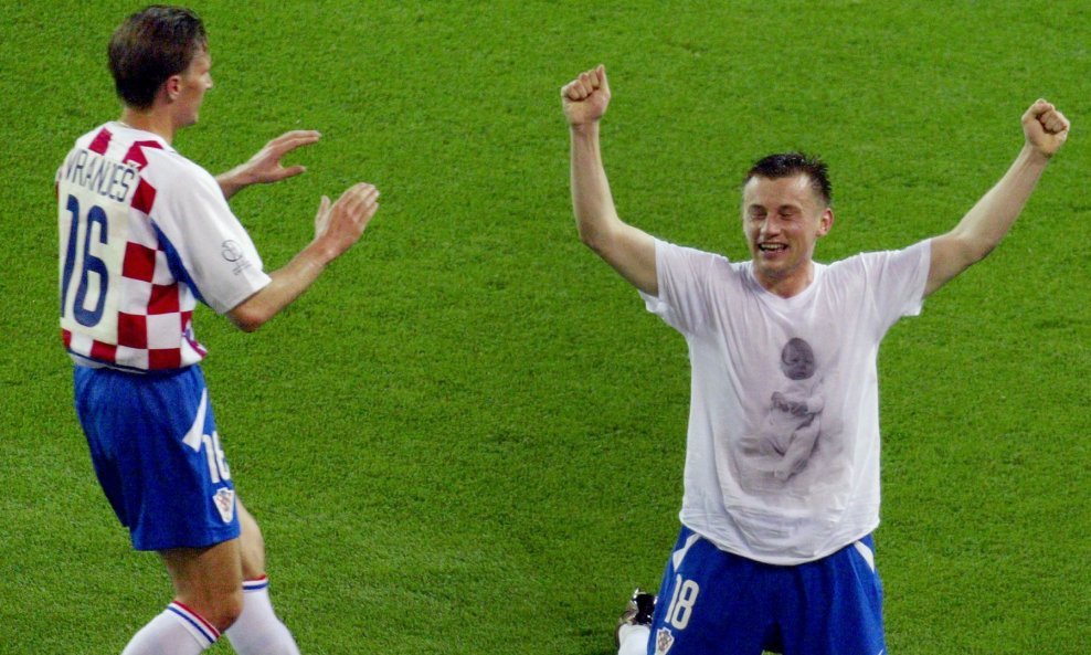 Ivica Olić i Jurica Vranješ na SP-u 2002.