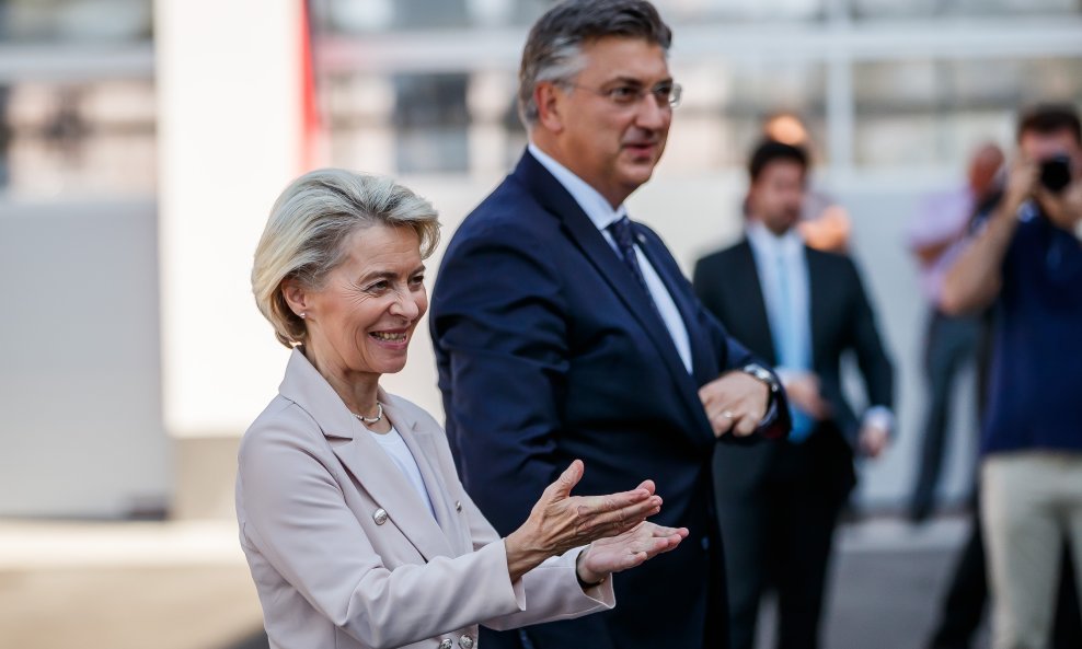 Ursula von der Leyen i Andrej Plenković