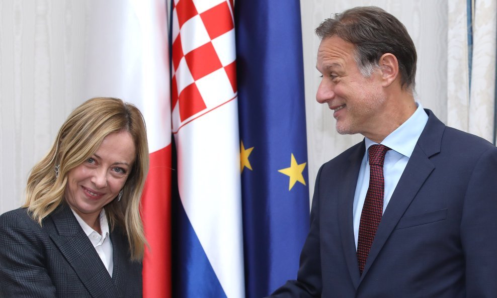 Giorgia Meloni i Gordan Jandroković