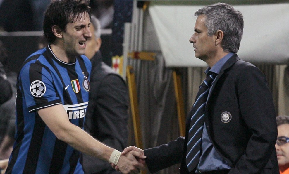 Jose Mourinho i Diego Milito