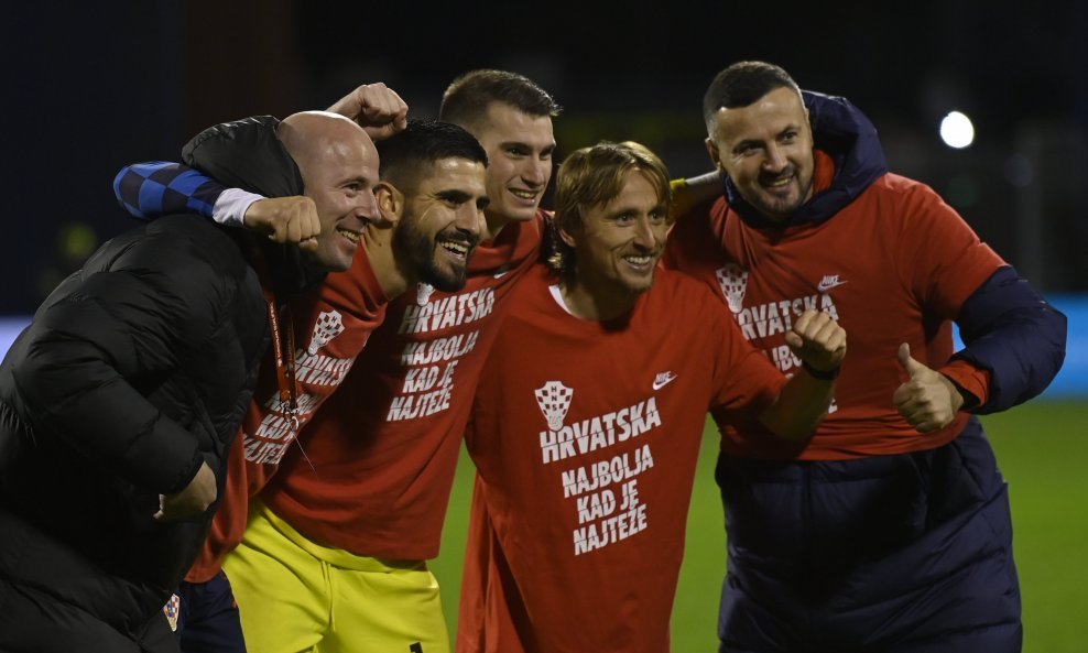 Zadarske snage u Vatrenima: Martin Erlić, Dominik Livaković, Luka Modrić i Danijel Subašić