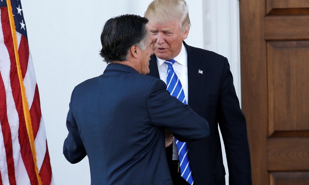 Mitt Romney i Donald Trump