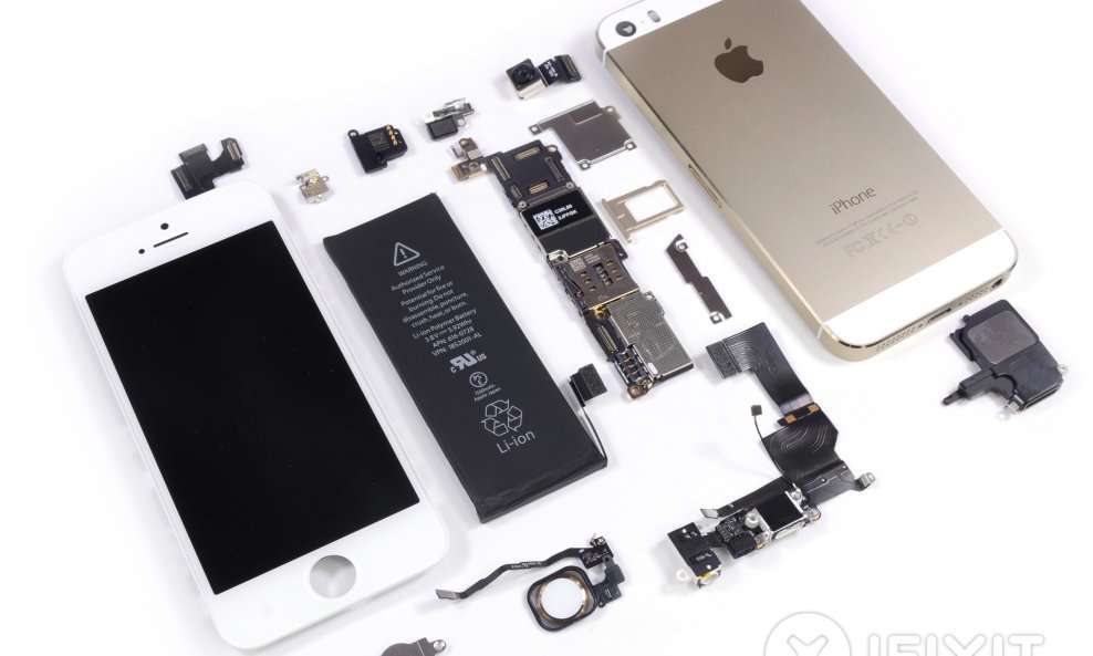 iFixit iPhone 5s (ilustracija)