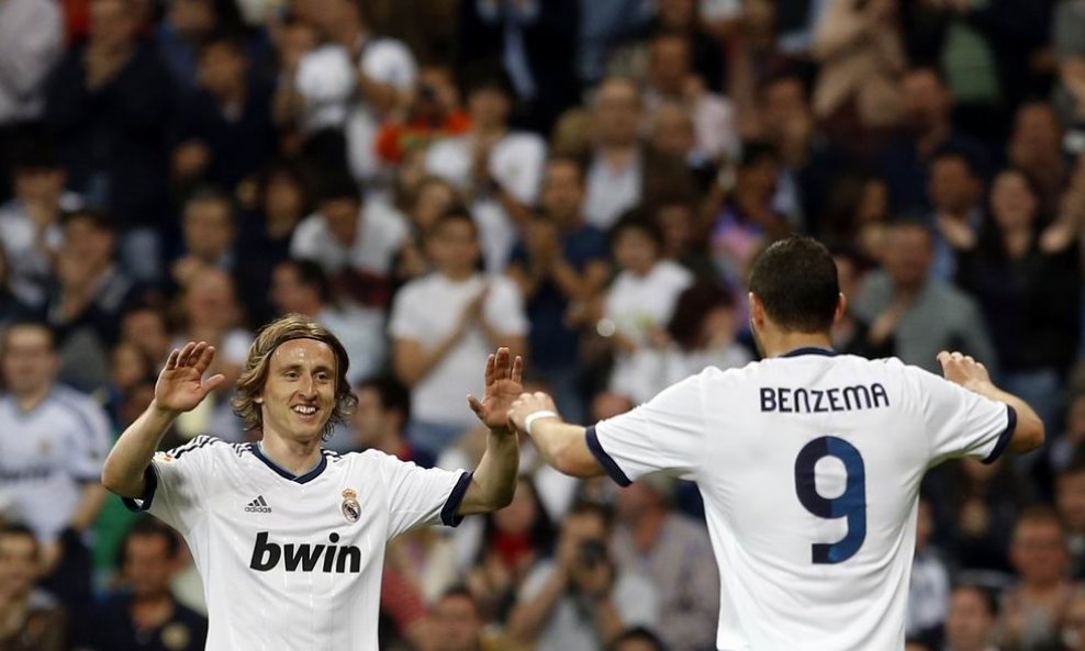 Luka Modrić i Karim Benzema