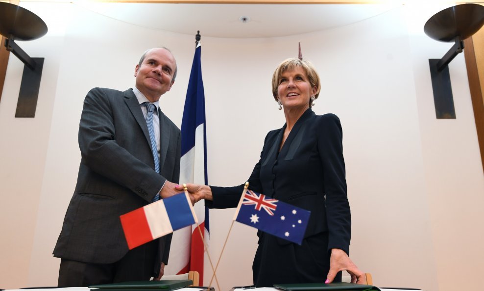 Australska ministrica vanjskih poslova Julie Bishop i francuski ambasador Christophe Penot