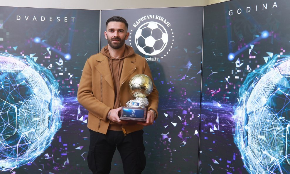 Marko Livaja - pobjednik izbora za najboljeg nogometaša SuperSport HNL-a 2022. godine