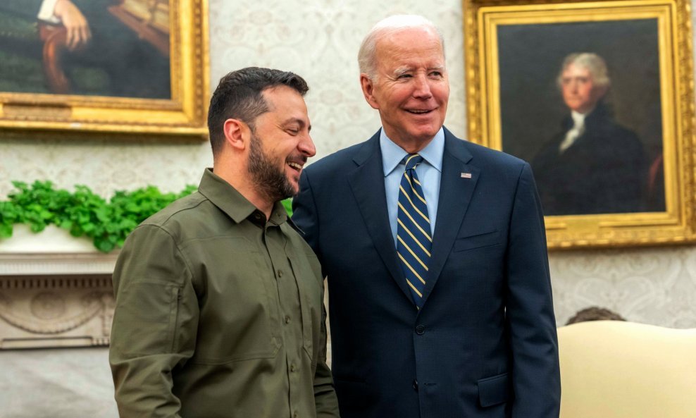 Volodimir Zelenski i Joe Biden