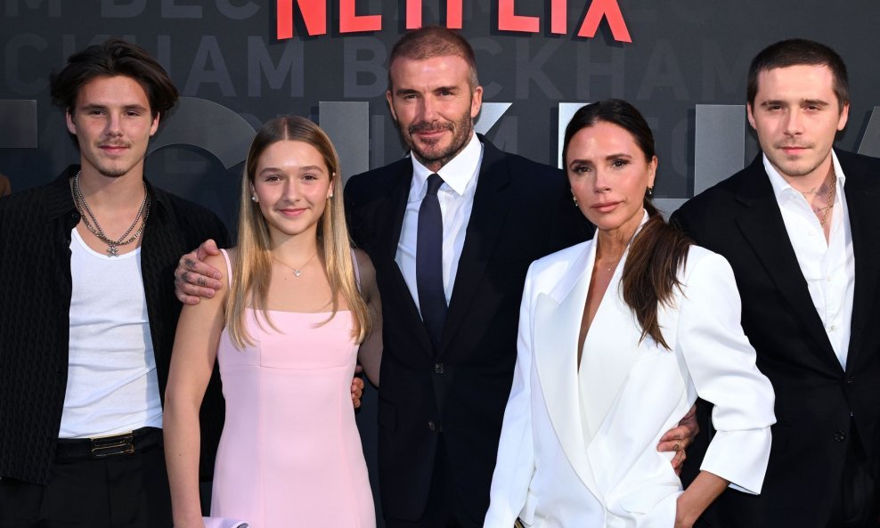 Obitelj Beckham: Cruz, Harper, David, Victoria i Brooklyn