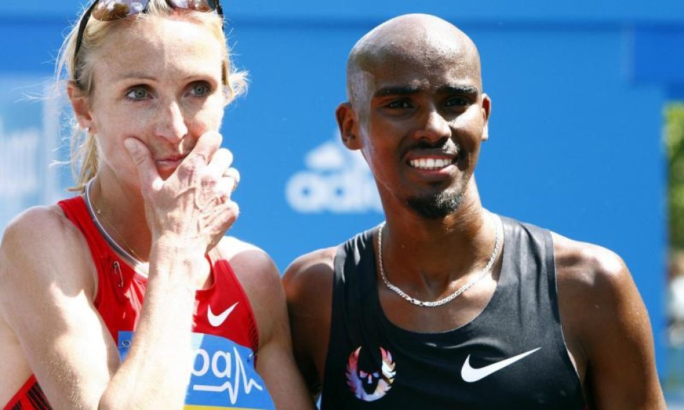 Paula Radcliffe Mo Farah maraton