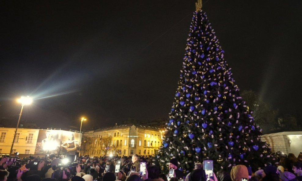 Božićno drvce u Kijevu