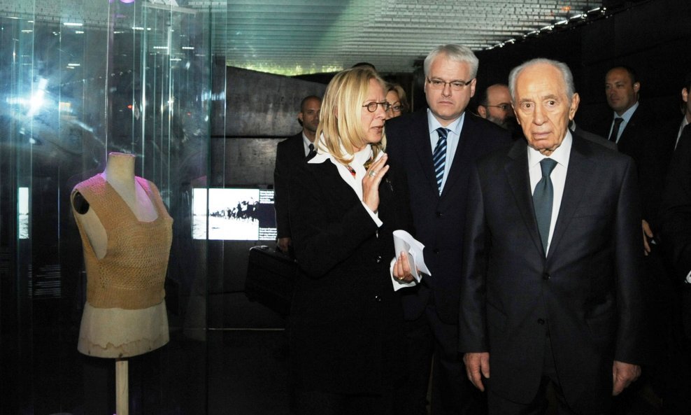 Nataša Jovičić, Ivo Josipović i Shimon Peres