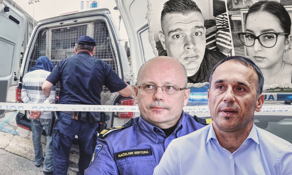Privođenje policajaca za silovanje u Gospiću; policajac koji je ubio Mihaelu Berak; suspendirani visokipozicionirani policajci Igor Pasanec i Davor Posilović