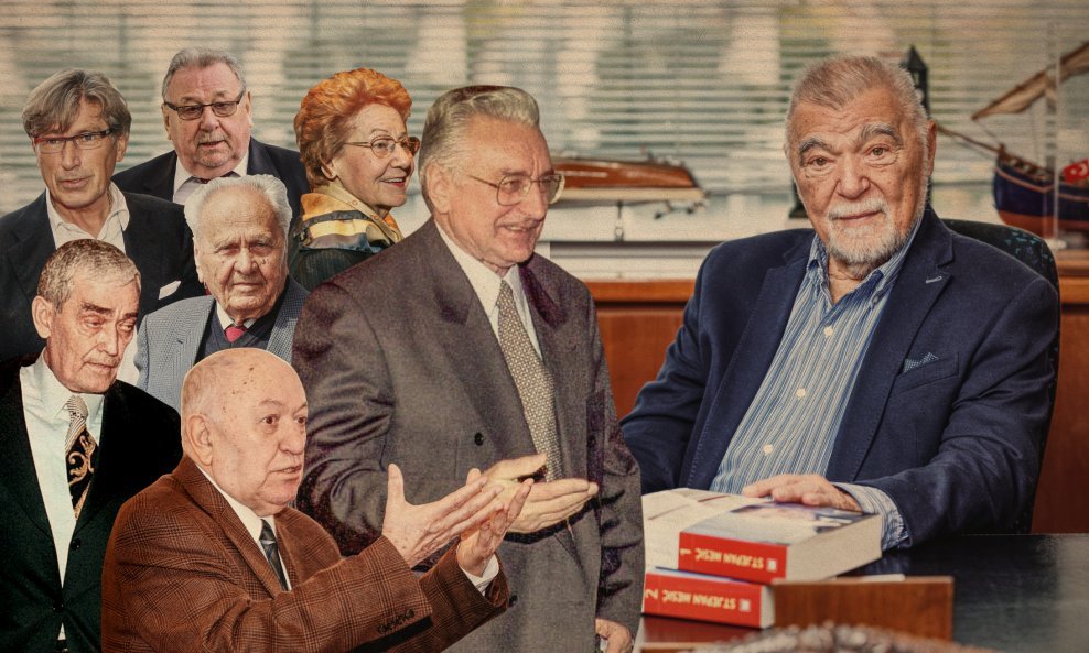 Tomislav Horvatinčić, Vladimir Šeks, Savka Dabčević Kučar, Gojko Šušak, Josip Manolić, Franjo Tuđman, Dušan Bilandžić i Stjepan Mesić