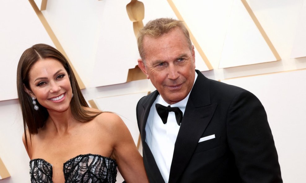 Christine Baumgartner i Kevin Costner